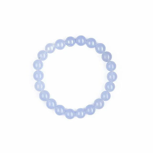 Auqa Chalcedony Gemstone Bracelet