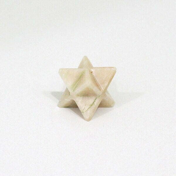 Moonstone crystal Merkaba
