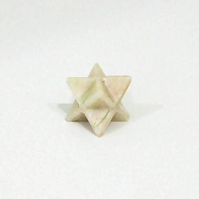 Moonstone crystal Merkaba
