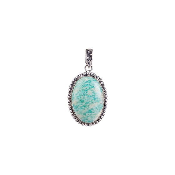 Amazonite Crystal Pendant
