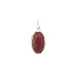 Pink Rhodonite crystal stone Pendant