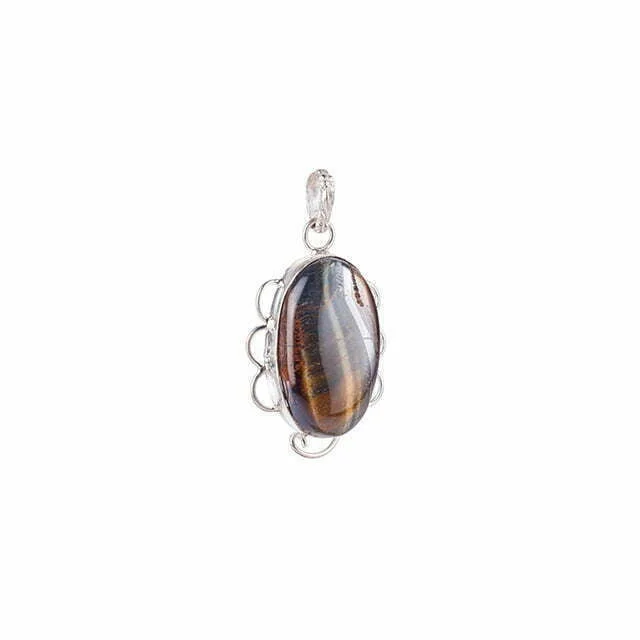 Tiger Eye Gemstone Pendant