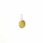 Yellow Hakik gemstone Pendant