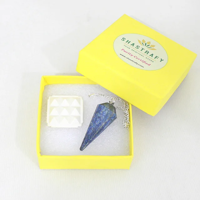 Lapis Lazuli Crystal Pendulum