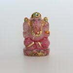 Pink Rose Crystal Ganesha