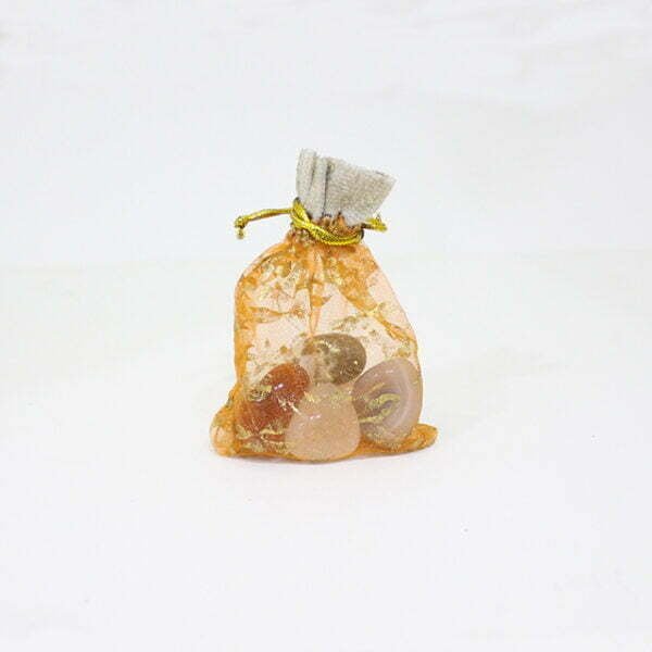 Crystal Pouch Gemini Zodiac Sign