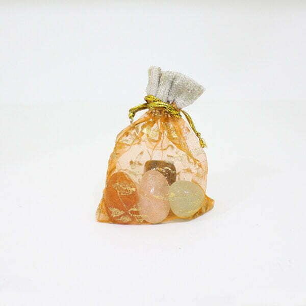 Crystal Pouch Libra Zodiac Sign