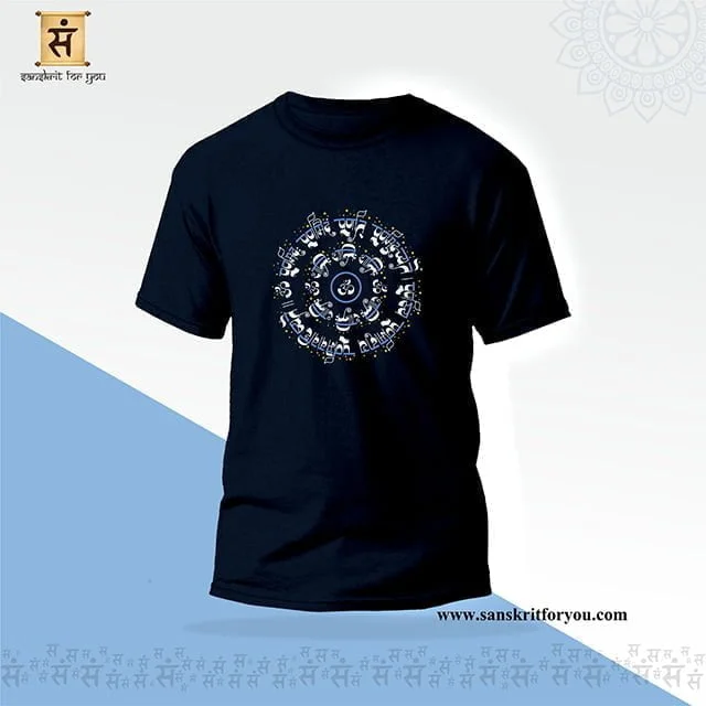 Poorna Navy Blue T-shirt