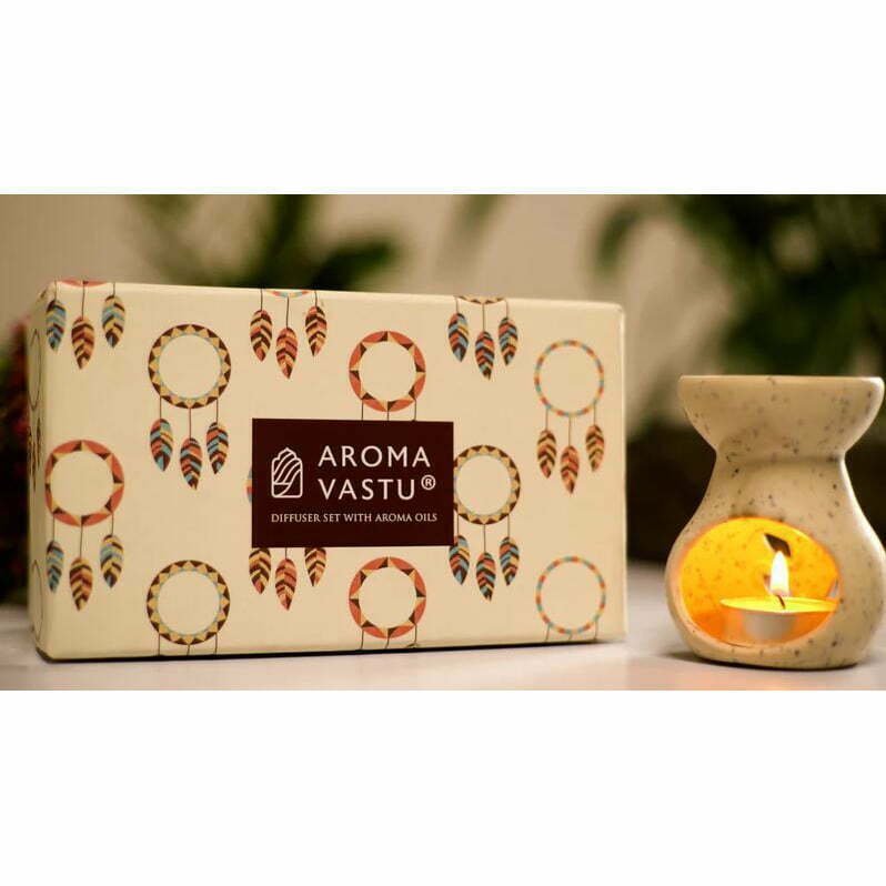 Aroma Vastu Diffuser Set With Aroma Oils