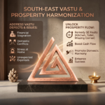 Pure copper triangular spiral Helix Vastu Remedies tool for Agneya disha fire element correction