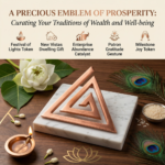 Close-up of Copper Helix Vastu Remedies showing triangular spiral design and copper finish