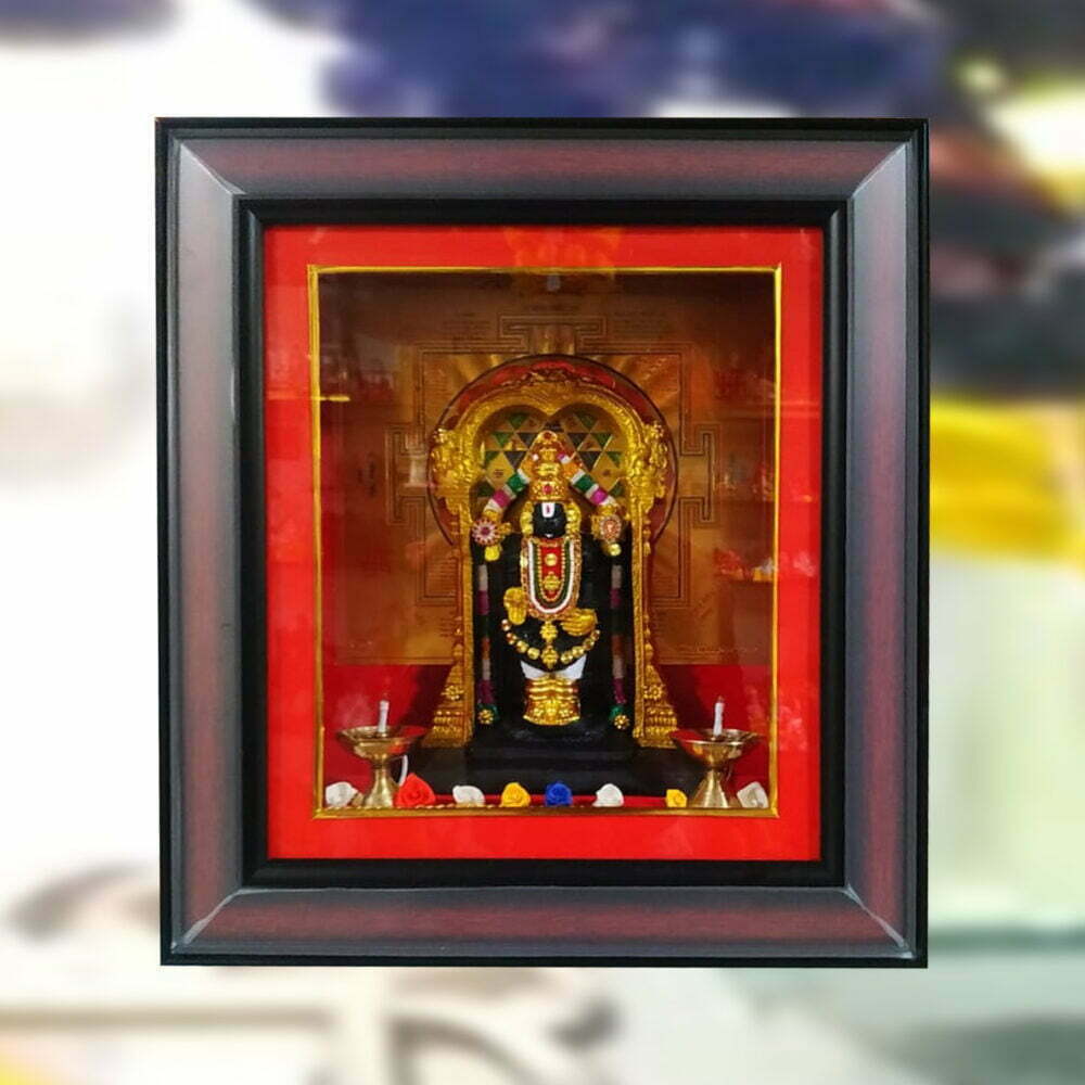 Tirupati Balaji Frame With Light