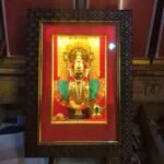 Shri Mahalaxmi Idol with Light System and Box Frame, Decoration, Gift
