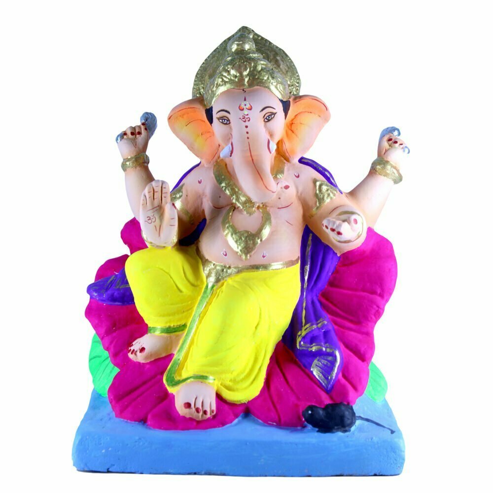 Jaswand Flower Ganesha Idol