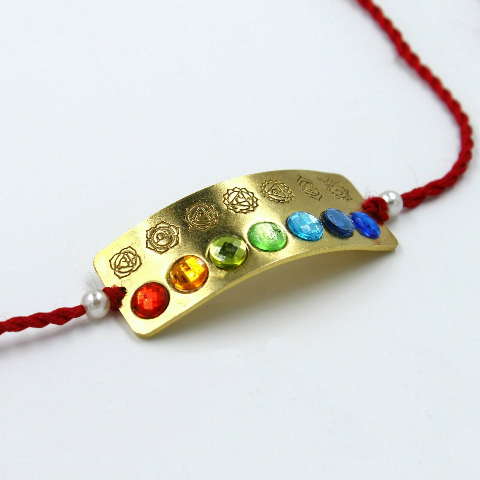 Auspicious 7 Chakra Rakhi Panchdhatu