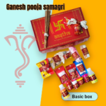 Ganesh Chaturthi Basic Puja Kit with 21 Essential Items in One Box