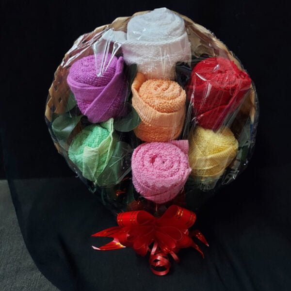 Astrovastu Healing Napkin Bouquet - 7 colours of the Week | Use as per Vastu and Astrology Principles, Best for Gifting