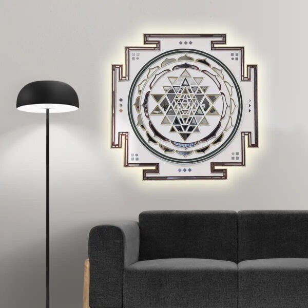 Shree Yantra 3D With LED backlights