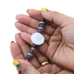 Education Rakhi with Amethyst Crystals