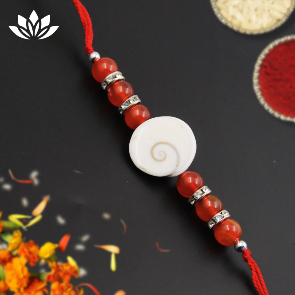 career rakhi carnelian crystals