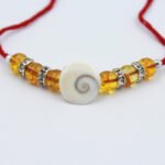 Prosperity Rakhi citrine crystals