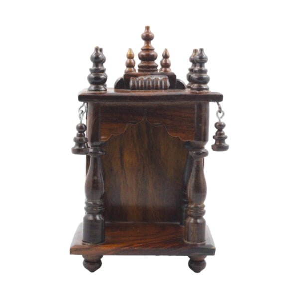 Brown Wood Mandir Small Temple For Home