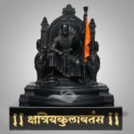 shivaji maharaj idol 1 feet black