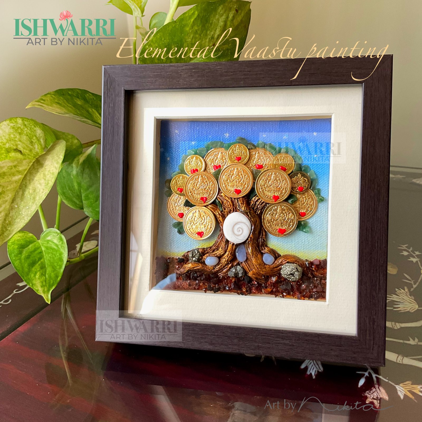 Tree of Abundance - Crystals for Desk 4 inch