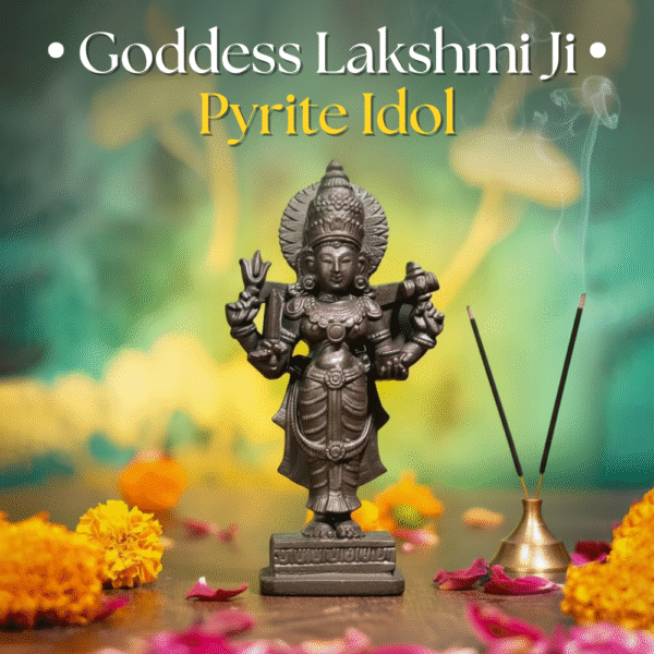 Lakshmi Pyrite Idol