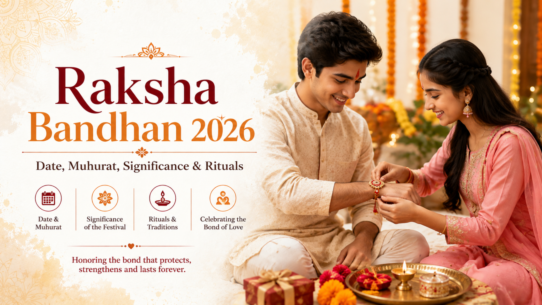 Raksha Bandhan 2026: Date, Muhurat, Significance & Rituals