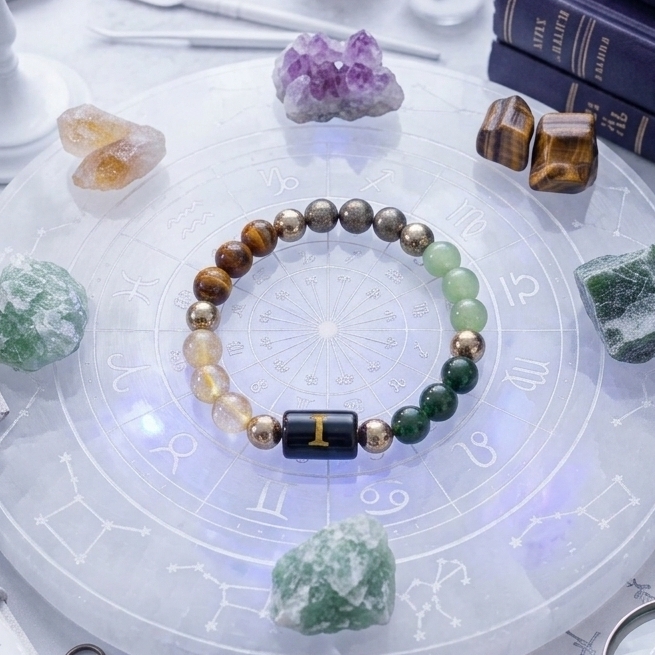 mulank 1 numerology crystal bracelet