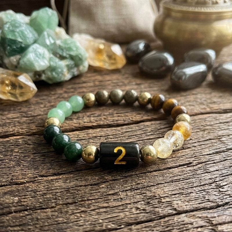 mulank 2 money magnet bracelet