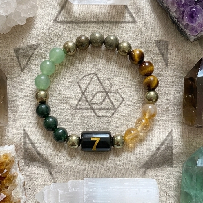 mulank 7 dhan yog bracelet